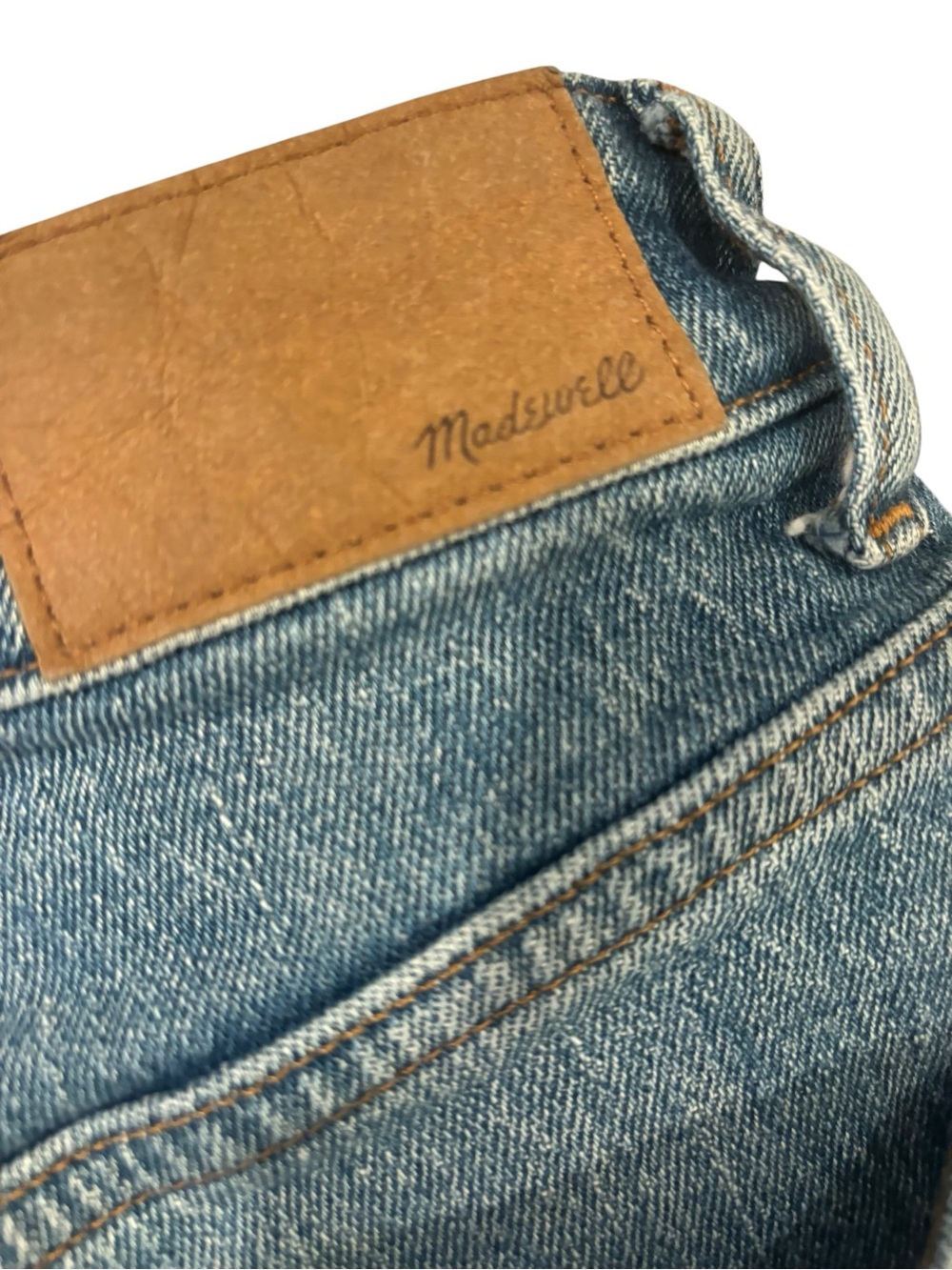 Madewell Women’s 90s Curvy Straight-Leg Jeans in Light Blue Denim Size 27 - Picture 3 of 5